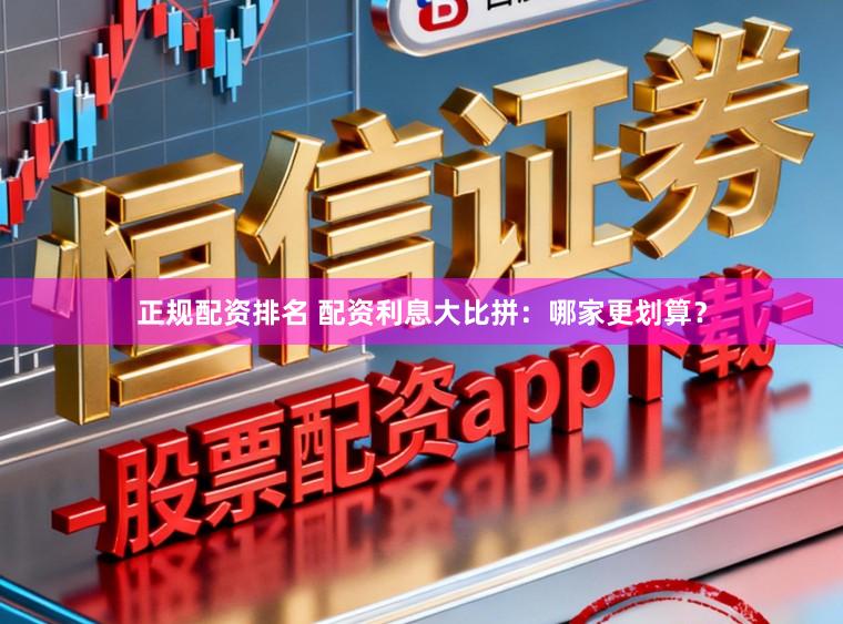 正规配资排名 配资利息大比拼：哪家更划算？