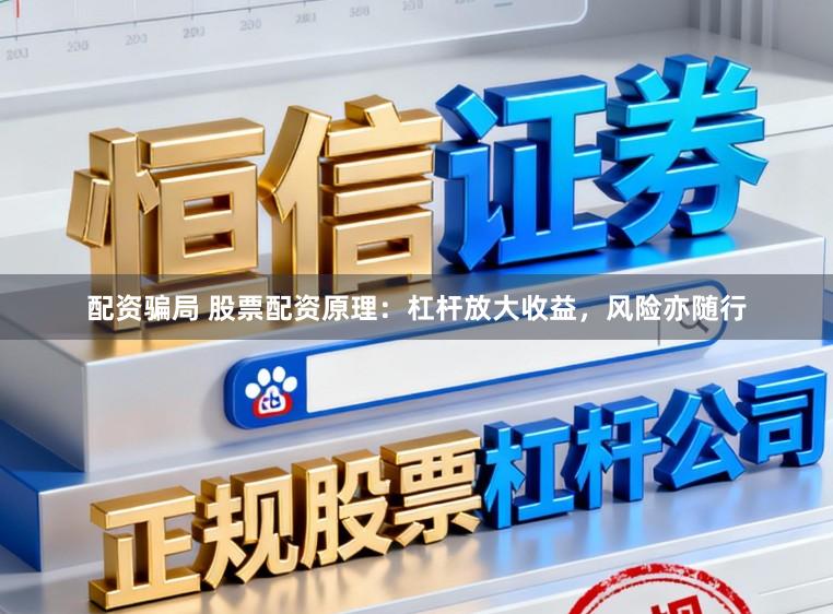 配资骗局 股票配资原理：杠杆放大收益，风险亦随行